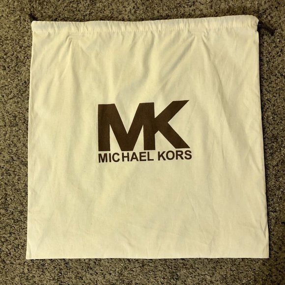 Michael Kors Dust Bag Used Beige Brown Drawstring - Picture 4 of 7